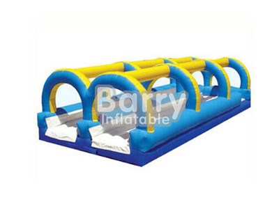  Commercial Grade Big Double Inflatable Slip And Slide With Pool BY-SNS-018
